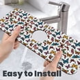 thumbnail image 6 of Sikiie Cute Butterfly Splash Guard for Sink Faucet-1 PC Super Absorbent Fast Drying Mat Sink Gadgets-Splash Guard for Kitchen, Sink Mat, 6 of 7