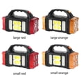 thumbnail image 4 of cámping Reflectores USB para exteriores 4 modos de fuente de luz Luces laterales COB solares Pequeño naranja JShteea El nuevo, 4 of 7