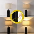 thumbnail image 2 of Table Lamps Set of 2 Touch Control Black&Cream Table Lamps 3-Way Dimmable Lamps with USB A+C Ports Modern End Table Lamps for Living Room Tall Bedside Nightstand Lamps for Bedroom 22inch, 2 of 7