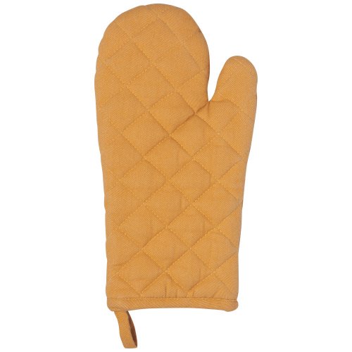 Now Designs Stonewash Heirloom Oven Mitt, Ochre