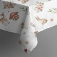 thumbnail image 5 of White Forest Fairy Pattern Square Tablecloth,Waterproof Square Table Cover,Wipeable Spillproof Washable Table Cover for Home Kitchen Party Decor 52"x52"(132x132cm), 5 of 6