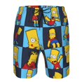 thumbnail image 4 of Men's The Simpson Emo Quick Dry Summer Swim Trunks Board Shorts Beach Bathing Suit Small, 4 of 9
