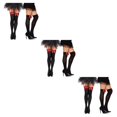 thumbnail image 4 of Maytalsory Nylon Thigh High Smooth Line Fit All Body Shape Suitable Dress Delicate Thigh High Stockings 3Set, 4 of 6
