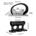 thumbnail image 3 of 2Pcs Bicycles Front Fork Mount Anti-corrosive Portable Automotive Bike Front Fast Release Heavy Duty Nylon Buckle Aluminium Alloy Rear Wheel Rack Carrier Red, 3 of 8