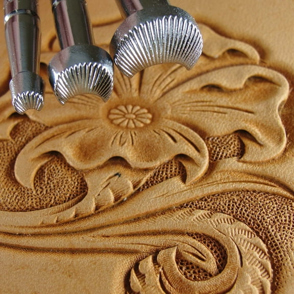 Camouflage Leather Stamps, Set of 3 Stamping Tools