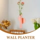 thumbnail image 3 of unbranded Florero De Tubo Metálico Montado En Pared En Color Oro Rosa Para Flores Y, 3 of 7