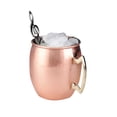 thumbnail image 1 of Coofit Moscow Cup Creative Decorative Stainless Steel Handle Design Copper Mug Mule Cup, 1 of 10