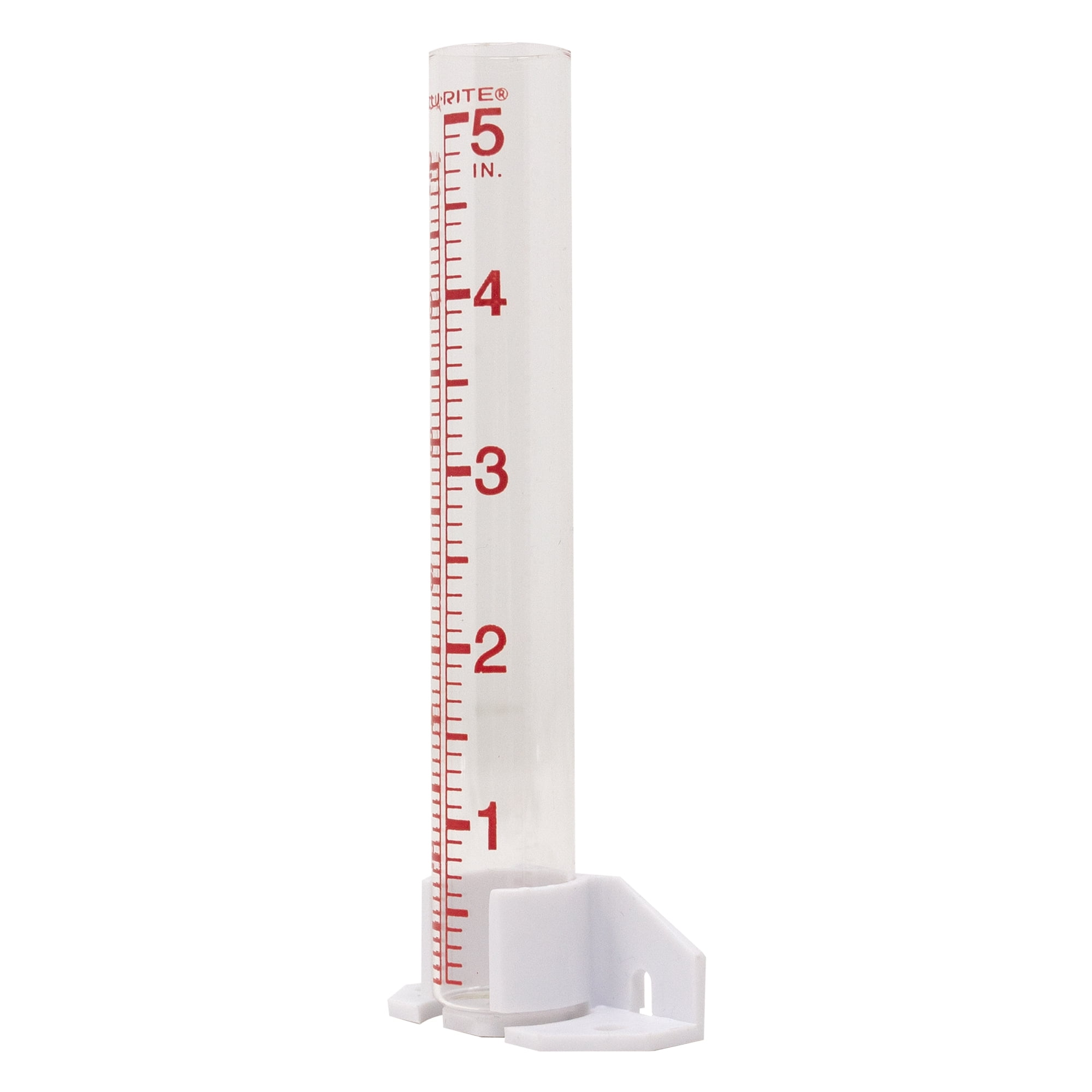 AcuRite 5-inch Capacity Glass Rain Gauge - Clear