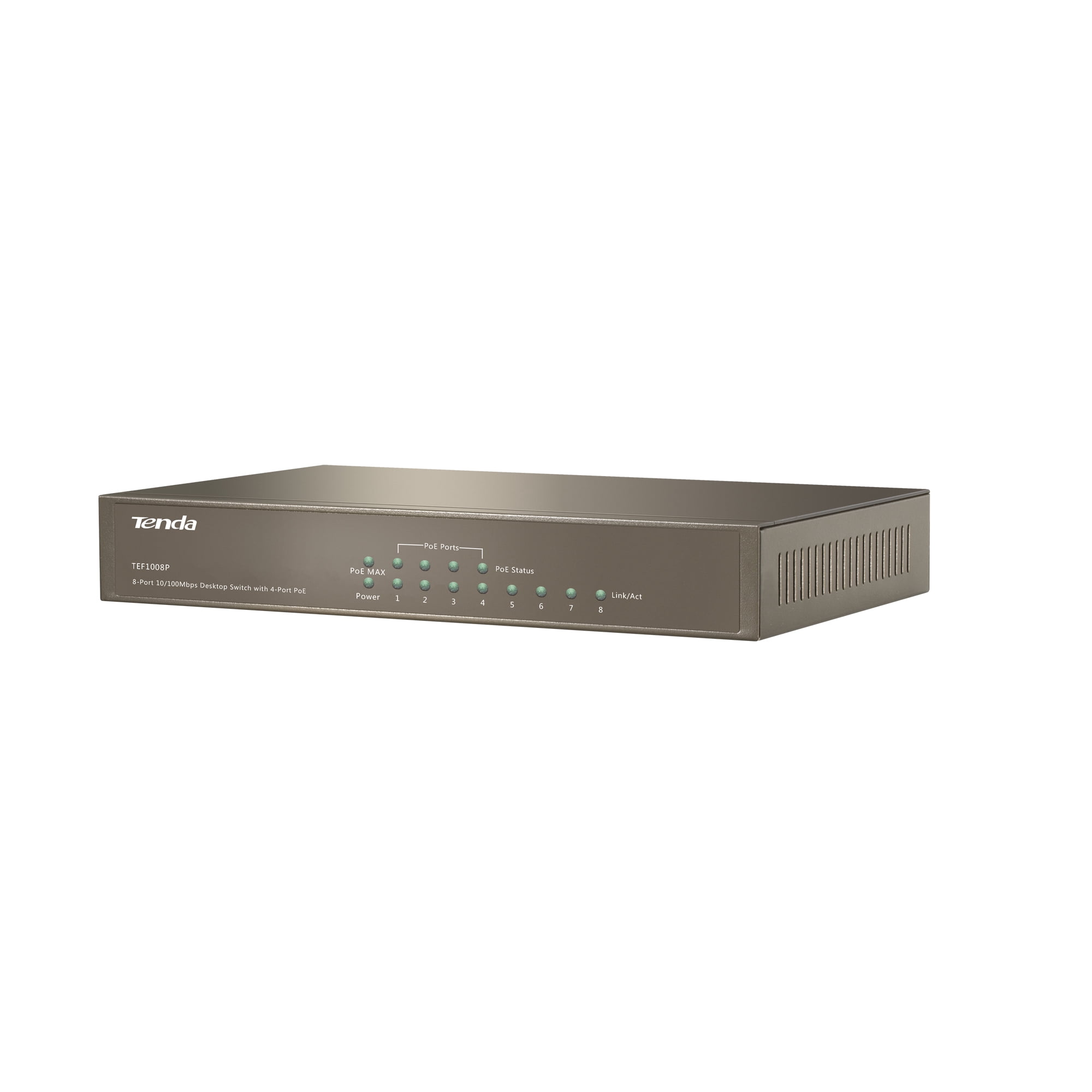 Tenda Network TEF1008P 8Port 10/100Mbps Desktop Switch with 4Port PoE