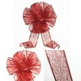 1/2 PC Large Glitter Christmas Bow Red Bow Bouquet Decorations Winter