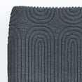thumbnail image 3 of Beautiful by Drew Barrymore 6-Piece Textured Bath Towel Set, Soft 100% Cotton, Charcoal Gray, 3 of 5