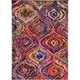 thumbnail image 1 of Unique Loom Tapis de Dégradé Géométrique Estrella 6' 1 x 9' Rectangle Multi/rose, 1 of 2