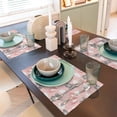 thumbnail image 6 of Placemats Set Of 4 / 6, Pink Parachute Gray Koala Placemats For Dining Table Indoor/Outdoors Heat Resistant Washable Placemats 18" X 12", 6 of 8