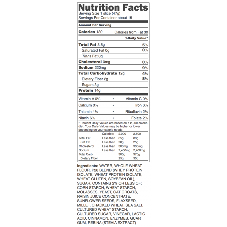 P28 High Protein Flat Bread P28 Original High Protein Foods, 48 OFF