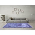 thumbnail image 3 of Ahgly Company Indoor Rectangle Medallion Blue Traditional Area Rugs, 7' x 10', 3 of 4