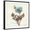 Black Frame, variant on Art.com Touch of Blue I Stretched Canvas Print Wall Art by Katie Pertiet, 30" x 30"