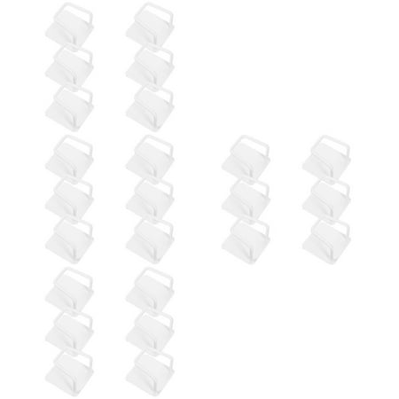 

Hooks 24 Pcs Baseball Cap Hat Organizer for Caps Household up White 304 Stainless Steel