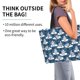 thumbnail image 2 of Balery Snow Penguin Bolsa Tote Estilo Estético con Cremalleras, Bolsa de Hombro, Bolsa de Compras Grande y Plegable, 2 of 8