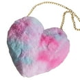 thumbnail image 1 of Bolso de hombro con cadena y forma de corazón para mujer, ideal para regalos de cumpleaños, eventos y fiestas. Estilo C, 1 of 9
