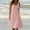 Pink, variant on Sundresses for Women Plus Size, Women's Fashion Holiday Summer Solid Color Sleeveless Party Beach Dress Printed Tank Sleeveless Dress Casual Loose Tank Dress Mid Length Summer Dresses Past Orders