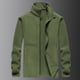 thumbnail image 4 of Chaqueta Athleisure para hombre, forro polar con cremallera, bolsillo, cuello levantado, Tops, chaqueta térmica Pompotops  oipoqjl37870, 4 of 6