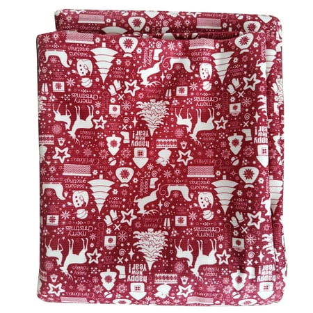 

Round Tablecloth Wholesale Red Snowflake Christmas Festival Table Cloth Cloth 100cm