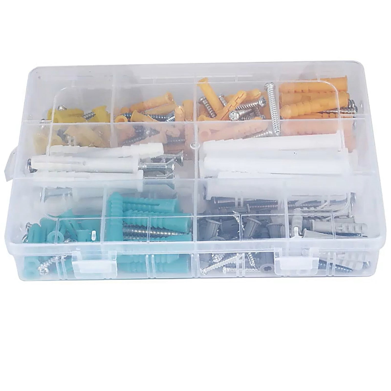 300Pcs High Strength Self-tapping Screws Kit Wall Anchors and Screws for Drywall