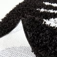 thumbnail image 2 of 24in Round Funny Black and White Yin Yang Cat Non Slip Bath Mat, 2 of 6