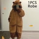 thumbnail image 1 of Disfraz de Cosplay de Capybara para adultos, pijamas de dibujos animados de Halloween, camisón de Anime, Onesie Kigurumi de unicornio, ropa de dormir de invierno, 1 of 5