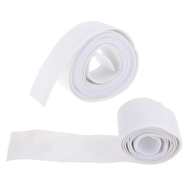 Bandas elásticas de resistencia Zulema 2 piezas Color blanco para manualidades