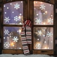 thumbnail image 2 of Qocolhg Christmas Stickers, Snowflake Window Stickers for Birds, Window Strike Prevention Stickers Colored Reflective Static Window Clings for Bird Protection, Window Decals For Glass Windows, 2 of 6