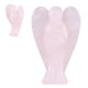 thumbnail image 4 of Piedra curativa de cristal con forma de ángel de la guarda, cargada de energía natural (rosa), 4 of 14