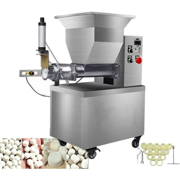 Pneumatic Dough Divider Cutter Electric Dough Ball Maker Automatic Dough Dividing Cutting Machine Pastry Dough Lump Spacer 0.03oz-17.6oz 110V
