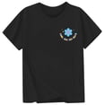 thumbnail image 3 of ibiyuan Girls T-Shirts Funny Short Sleeve Kids Shirts Girls 5-6 Crewneck Cute Graphic Girl Tops Size 7-8 Tee Comfort Girl Summer Clothes,8-9 Years, 3 of 4