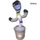 thumbnail image 1 of Dancing Cactus Toy Enchanting Singing Recording American Captain Figure Plush, 1 of 4