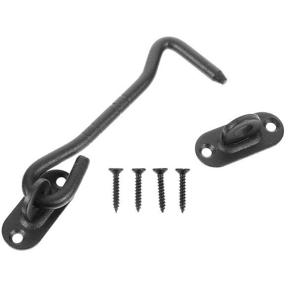 HAMPPLIES 2Sets Door Hook And Eye Latch For Internal Doors Home Safety Accessories