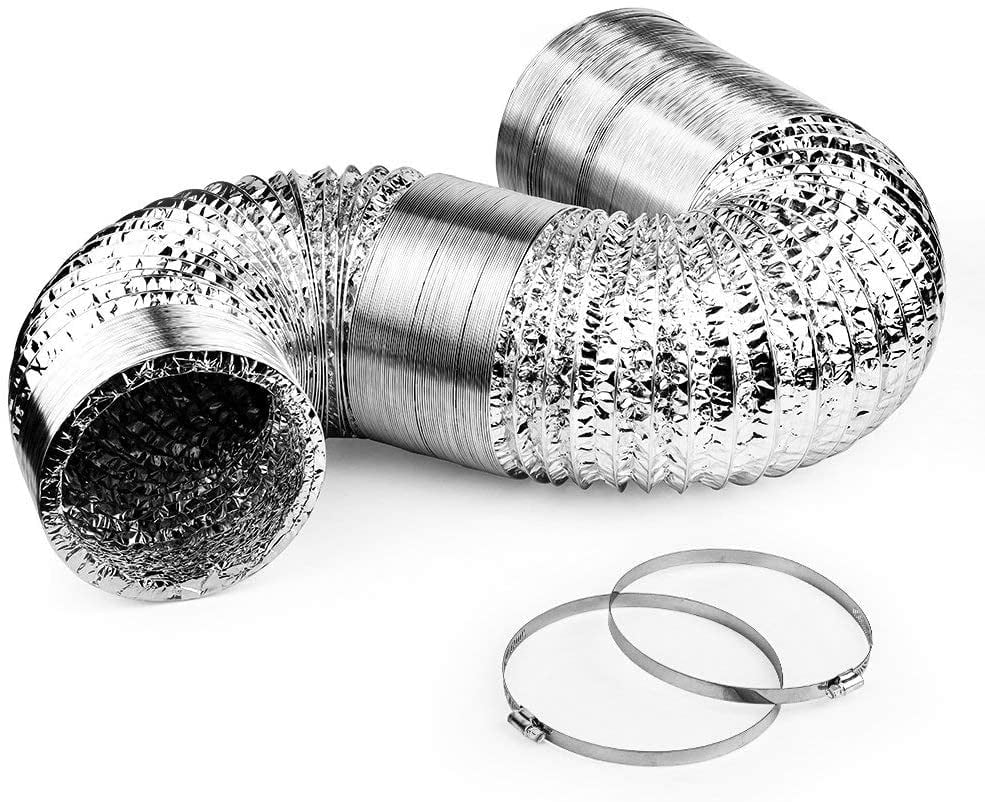 Aluminium Foil Flexible Ducting Ventilation Hydroponic Accessory