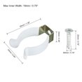 thumbnail image 2 of T8 U Clips Soporte para LED Luz Bombilla Montaje Soporte Inoxidable Acero Fluorescente Tubo Soporte con Tornillos Paquete de 6, 2 of 5