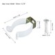 thumbnail image 2 of T8 U Clips Soporte para LED Luz Bombilla Montaje Soporte Inoxidable Acero Fluorescente Tubo Soporte con Tornillos Paquete de 6, 2 of 5