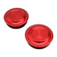 thumbnail image 1 of LOVIVER 2Pcs Aluminum Motorcycle Frame Hole Caps Cover Plug Decorative Parts Red, 1 of 8