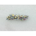 thumbnail image 2 of Faship Multicolors AB Rhinestone Crystal Small Floral Hair Barrette Clip, 2 of 4