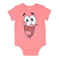 thumbnail image 3 of SpongeBob SquarePants Patrick Squidward Infant Baby Boys 3 Pack Bodysuits Newborn to Infant, 3 of 5