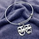 thumbnail image 4 of Fiudx Pulsera, Elegante Brazalete Actor, Pulsera Resistiva de Acero Inoxidable, Dire Eslabón de Diámetro Ajustable, Accesorio de Moda para Ambos, Ideal para Regalar., 4 of 6