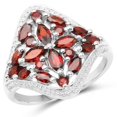 thumbnail image 1 of 2.24 Carat Genuine Garnet .925 Sterling Silver Ring QJ Model, 1 of 3
