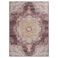 thumbnail image 4 of CAMILSON Machine Washable Rug, Distressed Vintage Area Rugs, Stain and Water Resistant, Traditional Bohemian Indoor Carpet (2x3, Yellow), 4 of 10