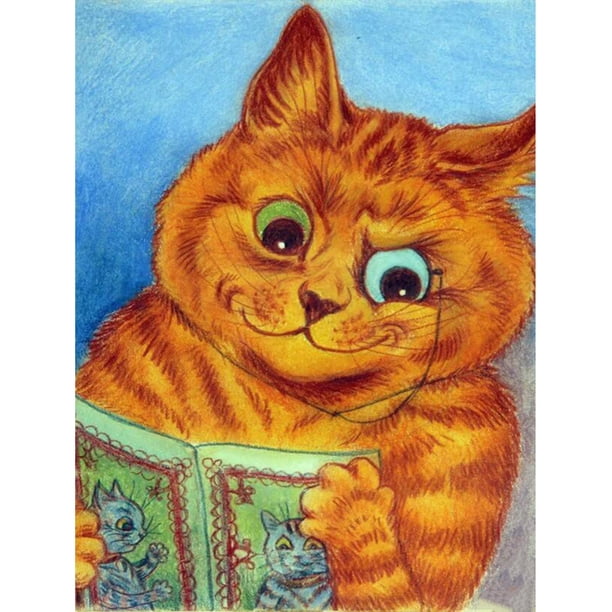 Pintura Diamante (DB1020) DIY Kit Cuadrado Color Gato Dibujo Decoración (sz129 ) 30x40cm Naranja FLhrweasw Nuevo