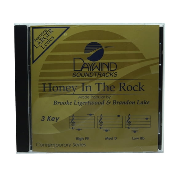 Honey In The Rock Made Popular by Brooke Ligertwood NEW CD Accompaniment