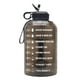 thumbnail image 1 of Botella de agua deportiva grande de 3,78 L, botellas de agua de plástico (negro) JM, 1 of 3