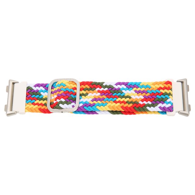 Loop Watchband, Soft Smartwatch Strap Fashionable Breathable Adjustable Buckle Comfortable for Watch 2 Black,Iridescence,Denim,Blue White