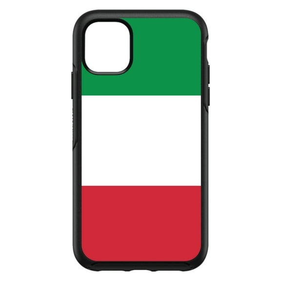 DistinctInk Custom SKIN / DECAL compatible with OtterBox Symmetry for iPhone 11 Pro MAX (6.5" Screen) - Italy Flag Red White Green - Show Your Love of Italy
